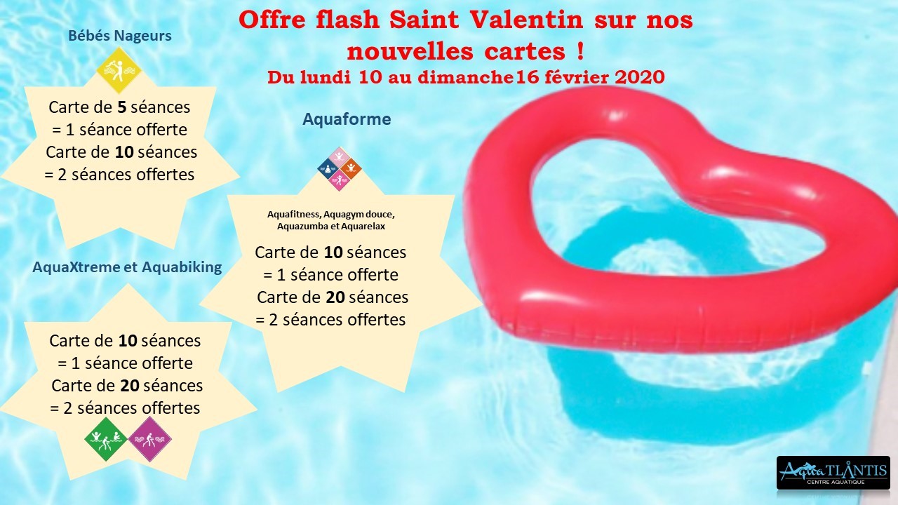 Offres Flash pour la Saint-Valentin